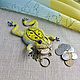 Coin holders: Yellow frog made of beads. Keychain coin. Coin boxes. SilkArt Tatyana. Online shopping on My Livemaster.  Фото №2