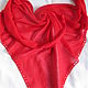 scarves: Cotton scarf, red. Kerchiefs. Irina-snudy,hoods,gloves (gorodmasterov). My Livemaster. Фото №6