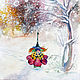 Заказать Первый снег картина. Картинки от Юльфинки (Сафина Юля). Ярмарка Мастеров. . Картины Фото №3
