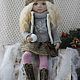 Order Snow. Textile interior doll. art doll. Diana Oparina. Collectible dolls. Livemaster. . Dolls Фото №3