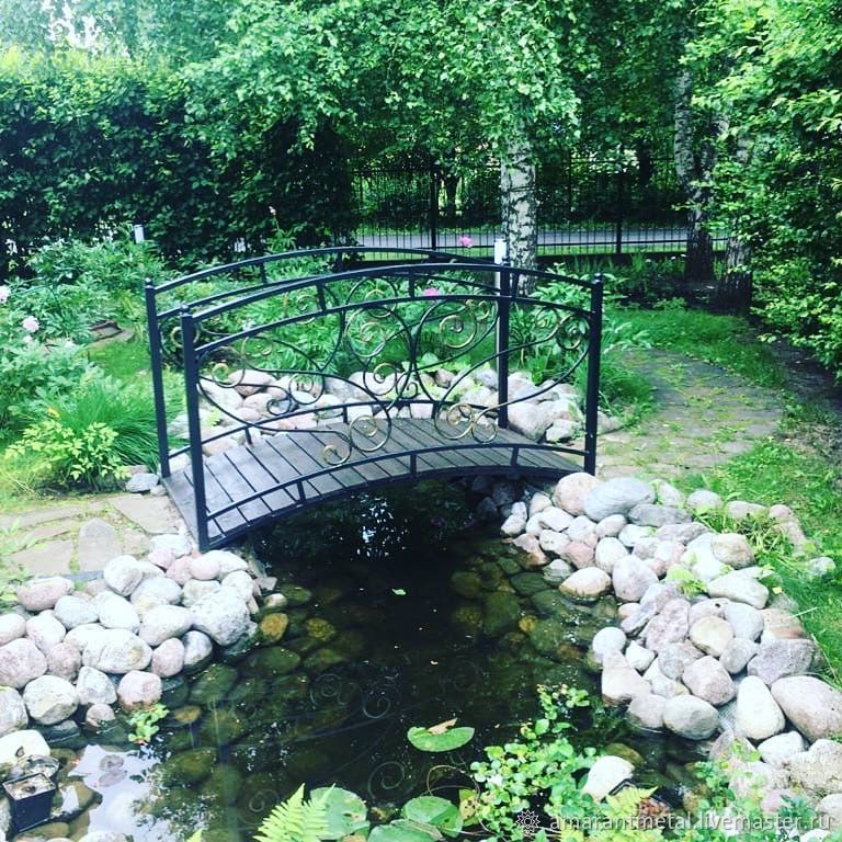 Садовый декоративный мостик в саду своими руками: чертежи на фото, видео