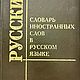 Винтаж: Словарь иностранных слов в русском языке, Книги винтажные, Самара,  Фото №1