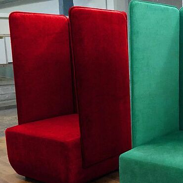Для дома и интерьера ручной работы. Ярмарка Мастеров - ручная работа Кресло в стиле Лофт и Ар Деко с высокой спинкой. Handmade.