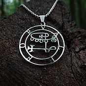 Украшения handmade. Livemaster - original item Pendant with the seal of Valefor (Valefor, the demon of Goetia). Handmade.