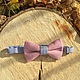 Галстук-бабочка "Обнимая небо". Галстуки. Bowtie by Veolet. Ярмарка Мастеров.  Фото №6