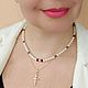 Copy of Copy of Necklace. Ruby. Necklace. ELENA KARPOVA KB. Online shopping on My Livemaster.  Фото №2
