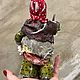 Заказать Ватная ёлочная / интерьерная игрушка БАБА ЯГА. Ватная игрушка IrenByr - Wearefromchildhood. Ярмарка Мастеров. . Елочные игрушки Фото №3