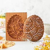 Для дома и интерьера handmade. Livemaster - original item SPRING BIRD carved wooden gingerbread/honeycake mold. Handmade.