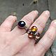 Order Ring on the little finger or phalanx. Sun_thing / Glass jewelry and decor. Livemaster. . Rings Фото №3