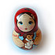Tumbler 'Kate Matreshkina with puppy collie' (with bells). Dolls1. matrioska (mir-matrioshki). Online shopping on My Livemaster.  Фото №2