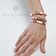 Triple bracelet beads with Buddha. Bead bracelet. Mala by Jemma. Online shopping on My Livemaster.  Фото №2