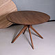 Обеденный круглый стол из массива ясеня. Столы. WFN Furniture - Столы на заказ. Ярмарка Мастеров.  Фото №4