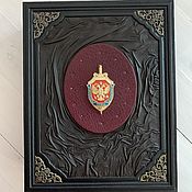 Сувениры и подарки handmade. Livemaster - original item FSB. Smersh (gift leather book in a casket). Handmade.