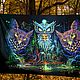 Wall decor Psychedelic art Home painting Owls Horizont, Decor, St. Petersburg,  Фото №1
