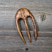 Украшения handmade. Livemaster - original item Hairpin made of Karelian birch. Handmade.