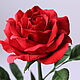 Красная роза в колбе 28 см. Композиции. Студия  Sun-Deco. Ярмарка Мастеров.  Фото №4