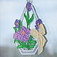 The decoration on the window Irises, Suspension, Samara,  Фото №1