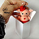Runasimi pig keychain toy pendant. Stuffed Toys. sToryToys. Online shopping on My Livemaster.  Фото №2
