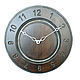Wall clock. Beech. old silver. Times, Watch, Moscow,  Фото №1