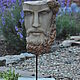 Order Concrete sculpture Ancient Greek portrait of Hercules made of concrete. Decor concrete Azov Garden. Livemaster. . Figurines Фото №3