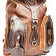 Leather backpack 'Style 2' brown, Backpacks, St. Petersburg,  Фото №1