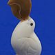 Тукан небольшая фигурка статуэтка птица выточенная из ореха тагуа, Статуэтки, Геленджик,  Фото №1