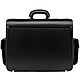 Leather briefcase-coffer 'Arkady' (black). Brief case. Russian leather Guild. My Livemaster. Фото №4