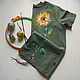 Order Sunflower T-Shirt. krasa-art. Livemaster. . T-shirts Фото №3