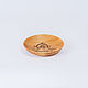 Wooden plate 'Manzherok' made of cedar wood 135 mm. T134. Plates. ART OF SIBERIA. Online shopping on My Livemaster.  Фото №2
