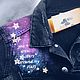 Custom jacket with Taylor Swift print. Customization painting of clothes. Outerwear Jackets. nataliadenimart. My Livemaster. Фото №5