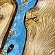 Стол обеденный река из массива дерева с эпоксидной смолой. Столы. АртКарагач Авторская мастерская. Ярмарка Мастеров.  Фото №5