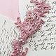 Подвязка для невесты с вышивкой по кружеву, ПН-184_pink. Подвязки. Leteria. Ярмарка Мастеров.  Фото №4