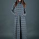 Wool, plaid Maxi dress with zipper - DR0392WL. Dresses. EUG fashion. My Livemaster. Фото №5