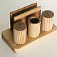 A set of salt shakers and napkin stands 'TRIO' round. Napkin holders. nikolay2503. My Livemaster. Фото №6