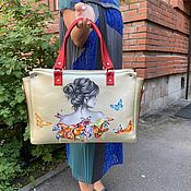 Сумки и аксессуары handmade. Livemaster - original item Large women`s bag 