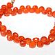 Сердолик 6-6,5мм нить 23,5см. Бусины. Beads. Ярмарка Мастеров.  Фото №4