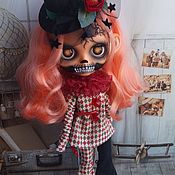 Куклы и игрушки handmade. Livemaster - original item Jointed doll: The Blythe doll is a carrot.Custom.. Handmade.