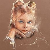 Картины: портрет ребенка по фото на заказ