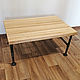 Order Industrial style coffee table made of natural wood. dekor-tseh. Livemaster. . Tables Фото №3