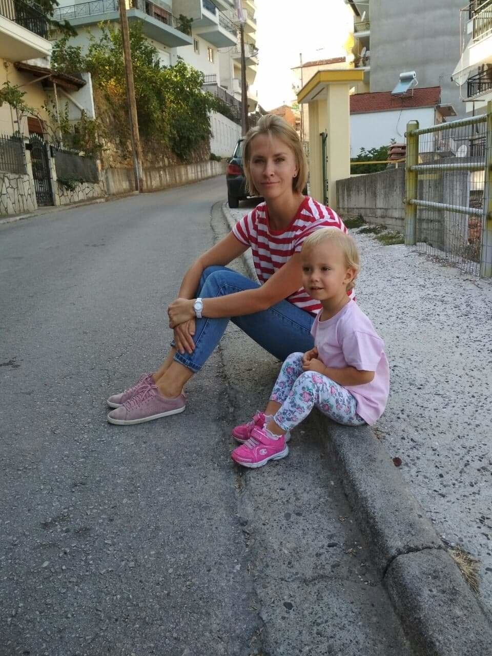 С дочкой. Греция, 2019
