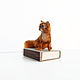 Red cat miniature for a Dollhouse, Miniature figurines, Rostov-on-Don,  Фото №1