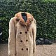 Sheepskin coat with mink collar, Holland, Vintage fur coats, Arnhem,  Фото №1
