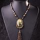 Pendant with lacer miniature "Enchantment", Necklace, Moscow,  Фото №1