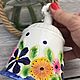 Bell 'Flowers', handmade, Holland, Vintage Souvenirs, Arnhem,  Фото №1