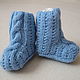 Blue blouse and booties. Baby Clothing Sets. 4 children-baby. My Livemaster. Фото №4