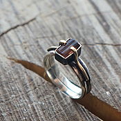 Серебряное кольцо с классным хризопразом
