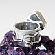 Ring with a fine amethyst brush made of 925 sterling silver GC0002. Rings. Sunny Silver. My Livemaster. Фото №6