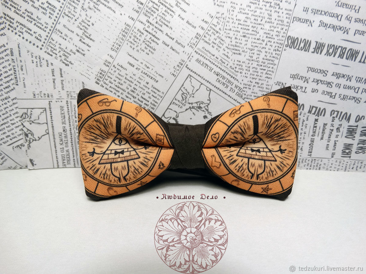 Bow Tie Bill Cipher Gravity Falls Wendy Dipper Pines Cabin Shop Online On Livemaster With