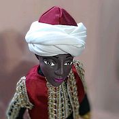 Куклы и игрушки handmade. Livemaster - original item boudoir doll: Dolls: Purple Negro.. Handmade.