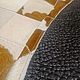  ковёр ручной работы из шкур коровы. Ковры для дома. Luxury Patchwork. Ярмарка Мастеров.  Фото №6